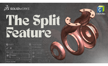 SOLIDWORKS Split Tool: Split Complex Parts into Multiple Bodies